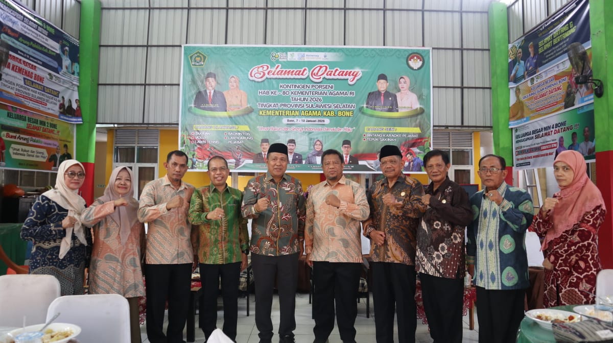 FKUB Makassar Ikuti Rangkaian Kegiatan HAB Ke -80 Tingkat Provinsi di Bone