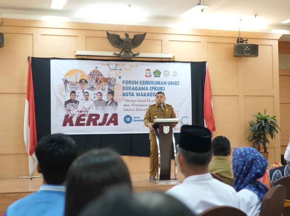 Buka Raker FKUB, Wali Kota Makassar Tekankan Peran FKUB Jaga Stabilitas Sosial Makassar
