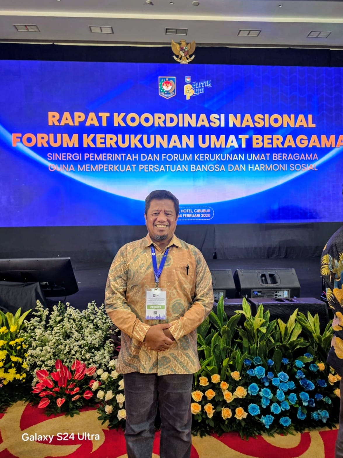 Ketua FKUB Makassar Hadiri Rakornas Sinergi Pemerintah dan FKUB; Memperkuat Persatuan Bangsa dan Harmoni Sosial