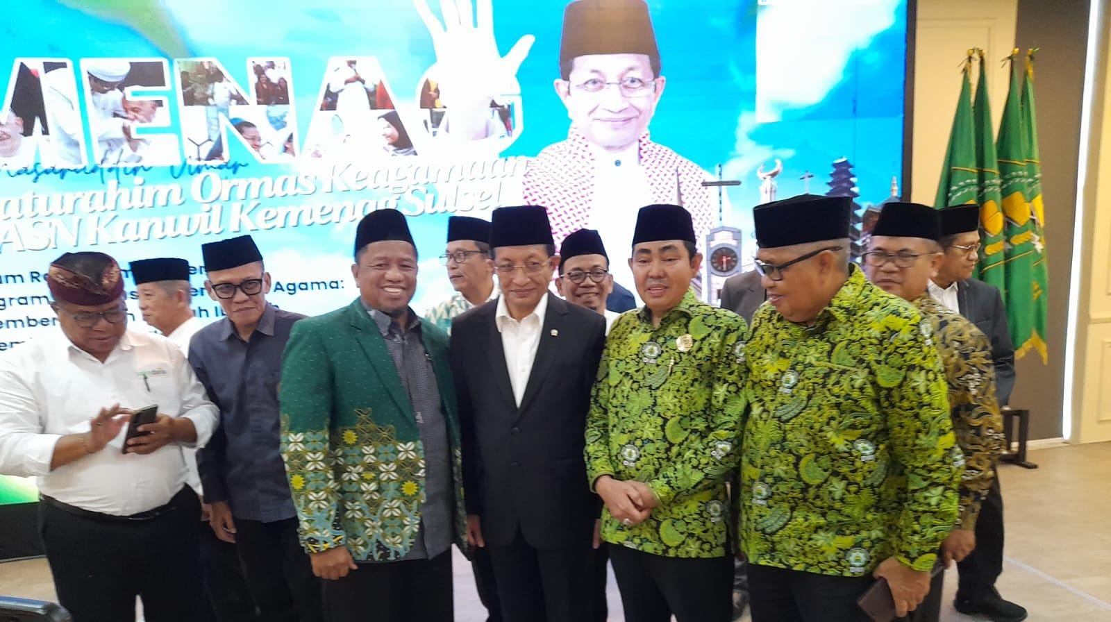 Ketua FKUB Makassar Hadiri Silaturrahim Tokoh Bersama Menag RI Prof. KH. Nasaruddin Umar