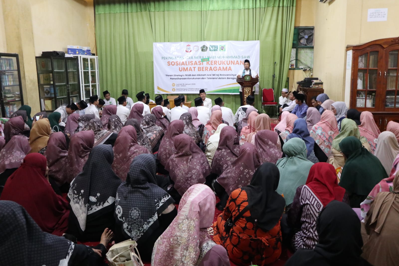 FKUB Makassar Bersama Muslimat NU, BKMT dan Pesantren Perkuat Kerukunan Melalui Isra' Miraj