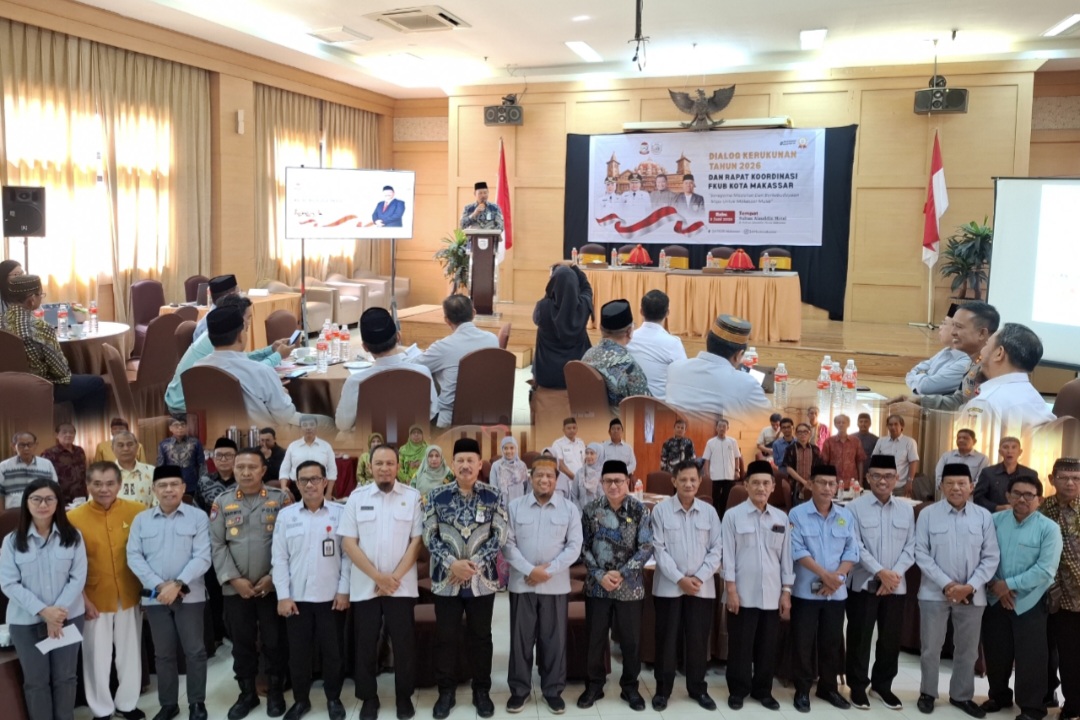 Dialog Kerukunan 2026, Kakanwil Kemenag Sulsel Ajak Umat Perkuat Persamaan Dan Jaga Harmoni Untuk Makassar