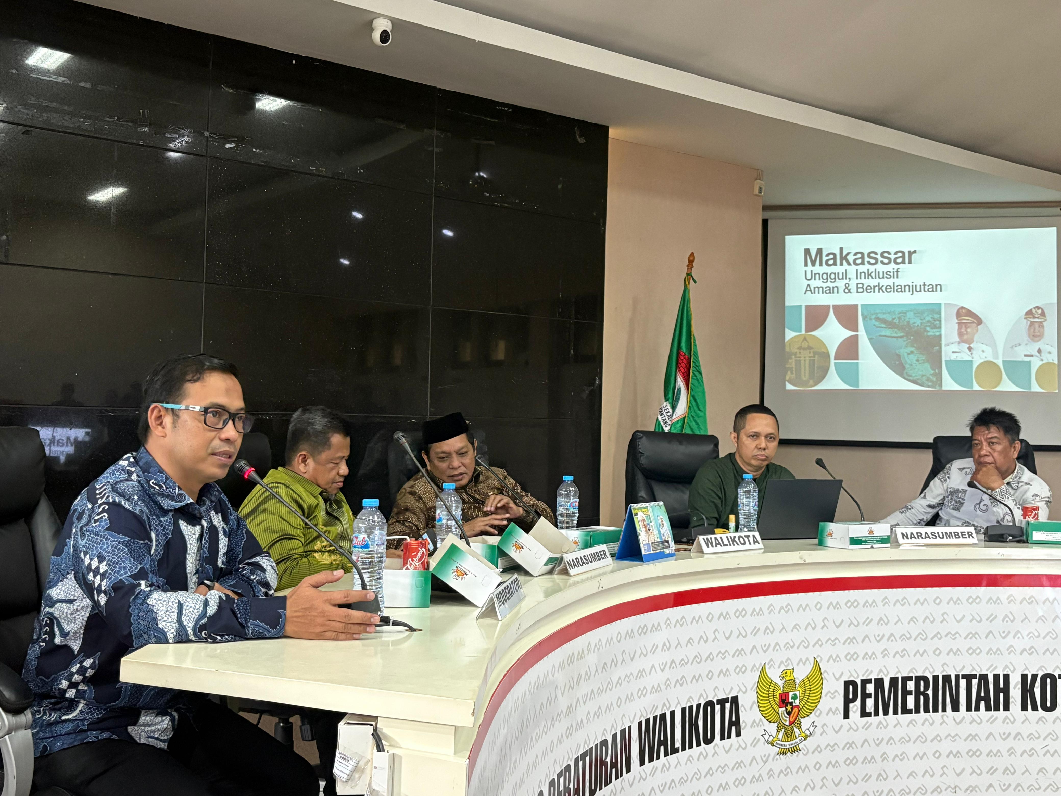 Ketua FKUB Makassar Tampil Narasumber Kegiatan Survey Indeks Kerukunan Yang Digelar Pemerintah Kota Makassar