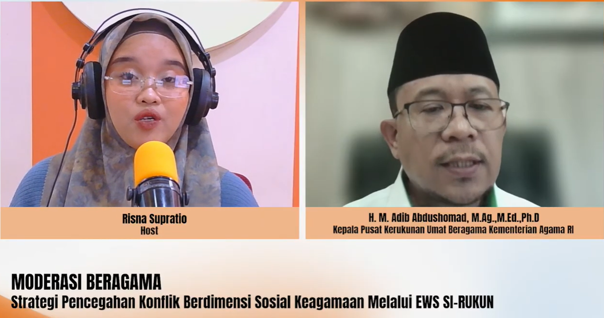 Cegah Potensi Konflik Keagamaan, Pusat Kerukunan Umat Beragama Kemenag Sosialisasi EWS SI-RUKUN Lewat RRI Makassar