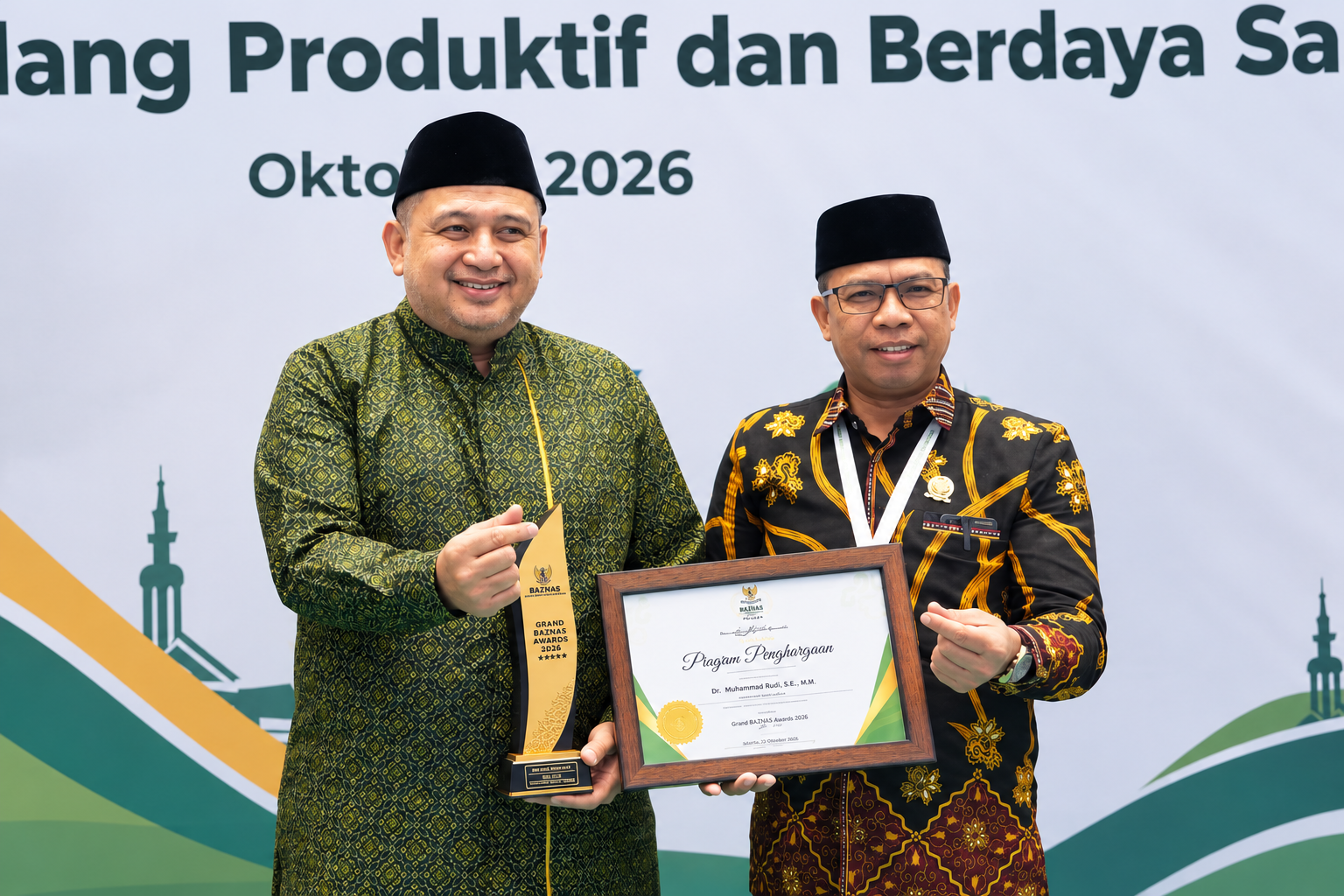 FKUB MAKASSAR APRESIASI MUNAFRI ARIFUDDIN RAIH GRAND BAZNAS AWARD 2026